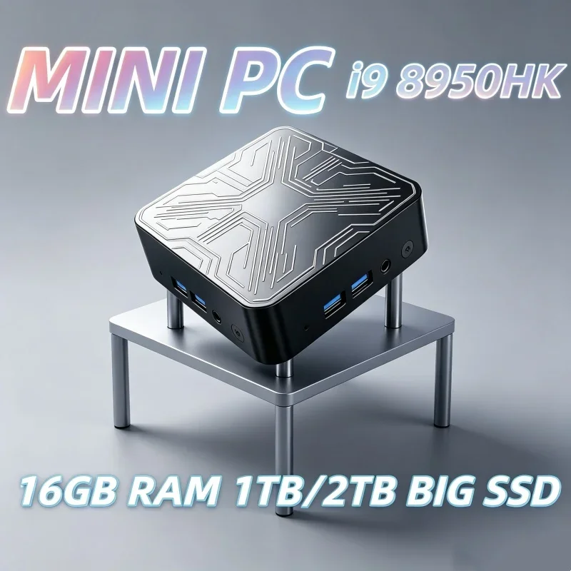 

2026 Refulgent Cymothoe MINI PC Equipped With Core I9 8950HK RAM 1TB SSD WIFI 6 BT5.2 4K HD Urprimitive Gaming Business