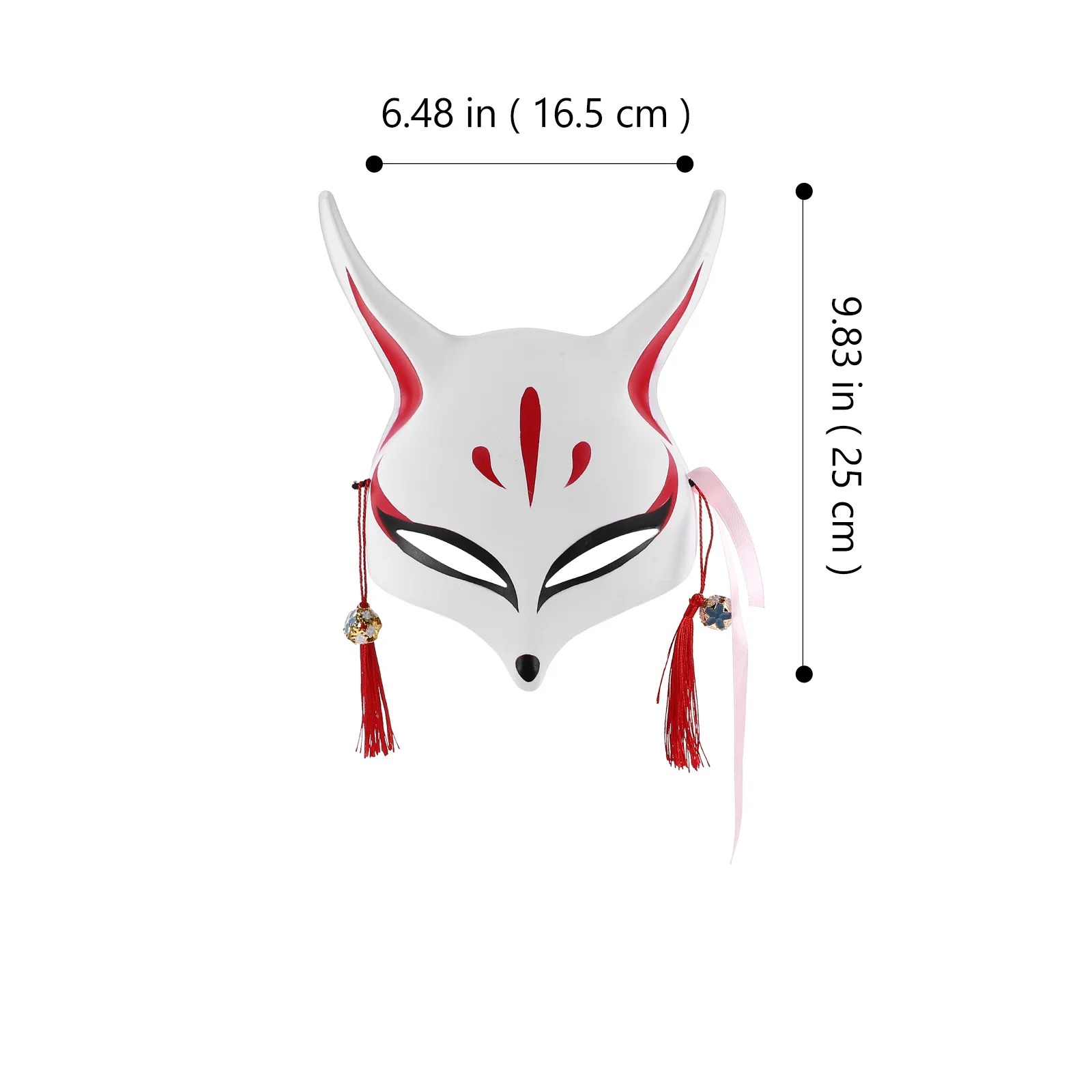 Cosplay Vos Masker Japanse Stijl Dier Maskerade Partij Halloween Kostuum Accessoire Vos Masker Prop Cosplay Maskers