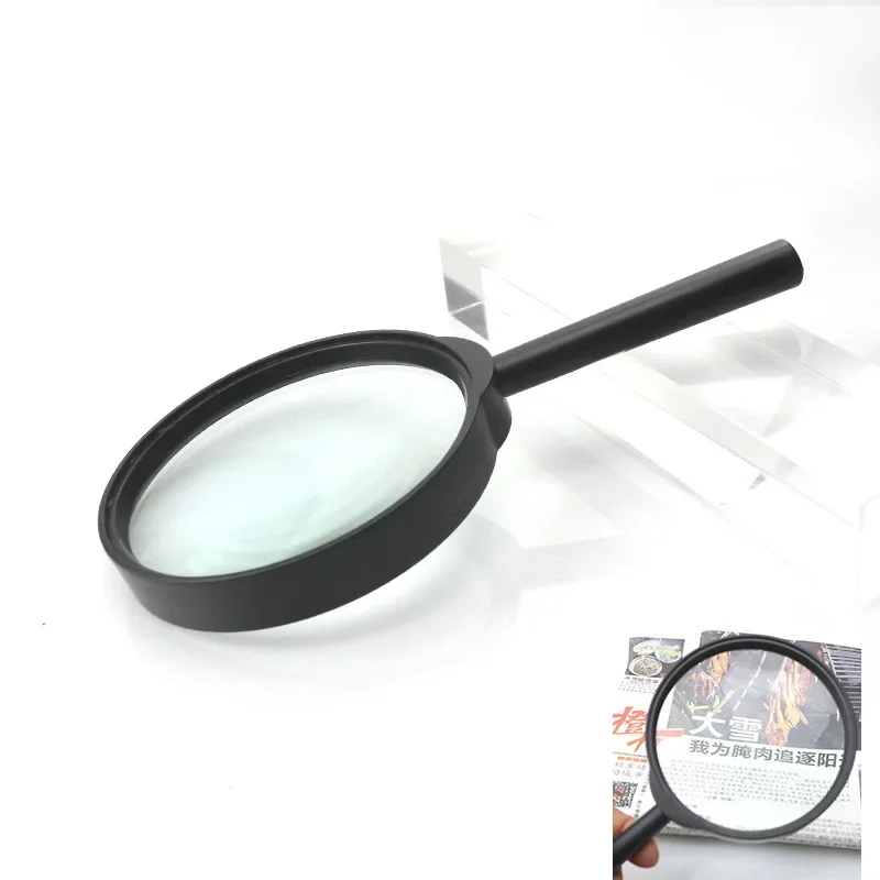 100Mm Handheld 3X Magnifier Magnifying Glass Loupe Reading Jewelry Loupe High-Magnification, High-Definition,  Reading