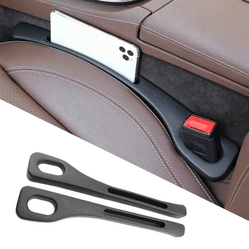 2PCS Car Seat Gap Filler Side Seam Plug Strip Leak-proof Filling Strip For All Car Model Wallet Phone Holder Auto Accessories