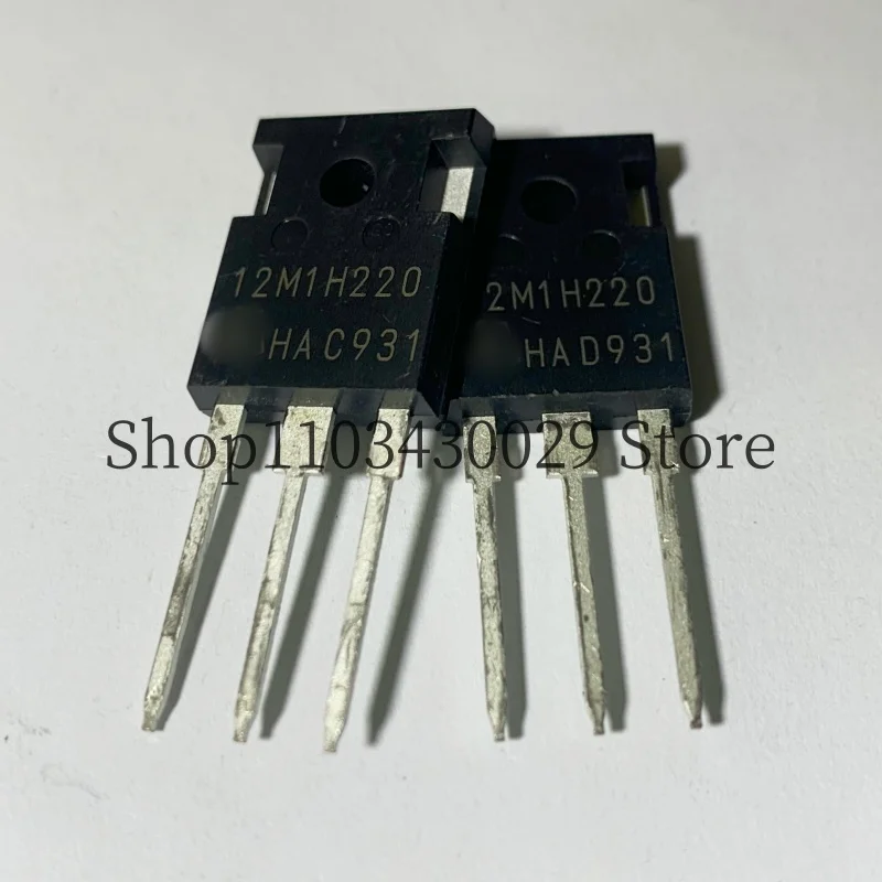 

10Pcs New and Original 1MW120R220M1H 12M1H220 TO-247 13A 1200V 220mΩ SiC Trench MOSFETs