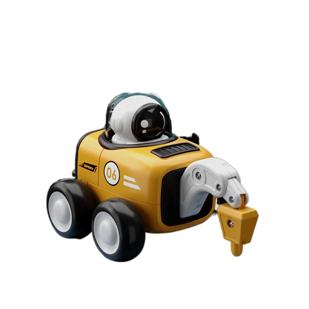 

Engineering Vehicle Astronaut Car Whistle Toy Bulldozer Whistling Childrens Cartoon Toy Car Puzzle Cartoon
