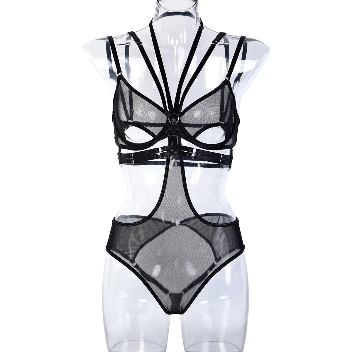 

Эротическое красное сексуальное боди для женщин, комбинезон с перспективой Sissy, полое нижнее белье, цельное боди, порно костюмы, сексуальный костюм Sissy, новый