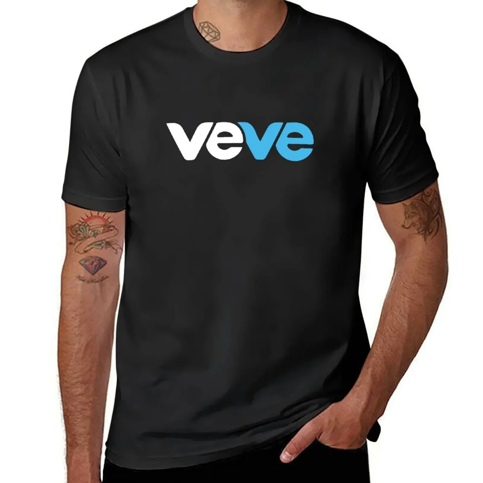 VeVe Original Logo - Veve Official Logo T-Shirt oversized man t shirt Men's t-shirt