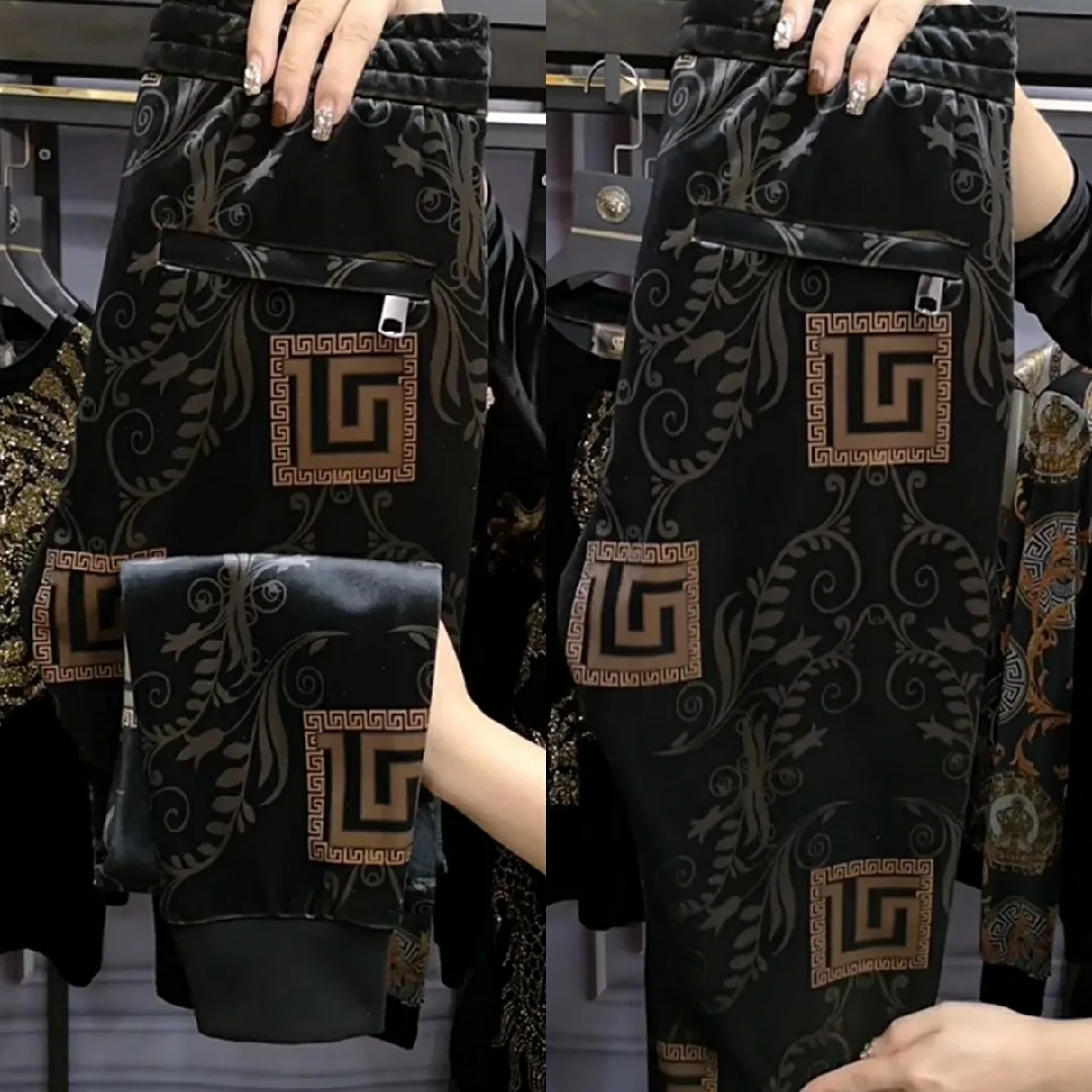 

Men's Soft Velvet Slim Fit Casual Sports Pants Autumn Winter Faionable Trousers Elastic Ankle Youth Urban Sle Long Pants