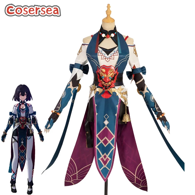 

Cosersea Xueyi Cosplay Costume Game Honkai Star Rail The Xianzhou Xueyi Women Uniform Role Play Carnival Party Outfit Fullset