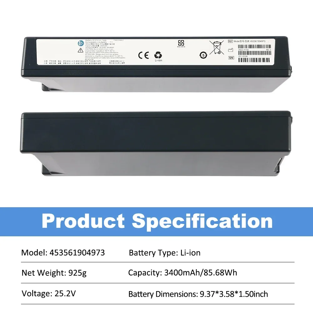 ETESBAY 453561904973 Replacement Battery For Philips EPIQ 7C Ultrasound system 453561654585 453561990901 453561904974