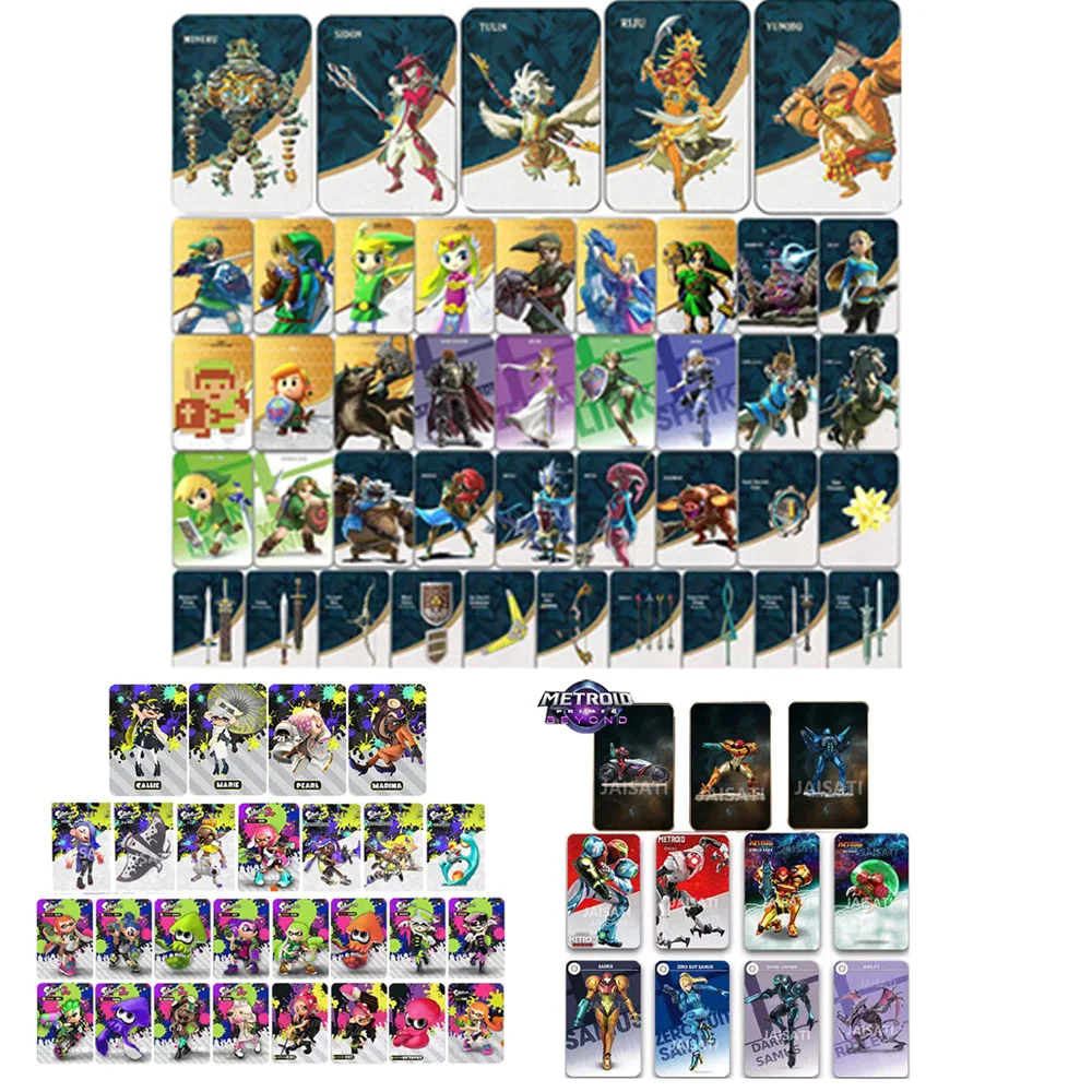 NUEVAS tarjetas nfc MINERU TULIN YUNOBO SIDON RIJU Link Princess Tears of the Kingdom para switch