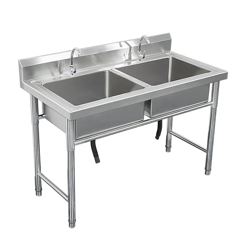 Single, double, three slots, school sink, kitchen, canteen, washing dishes, washing vegetables, disinfecting household