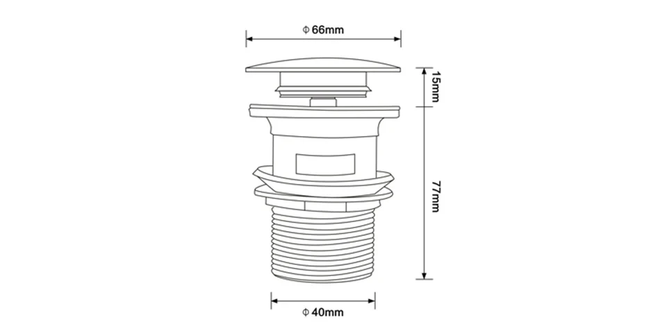 Bathroom Sink Drain Wash Basin Drainer Waste Pipe Sink Plug Pop-Up Button Luxury Brush Gold Brass Material Matt Black Rose