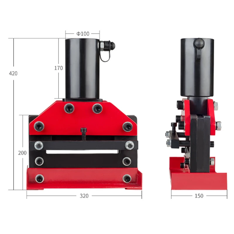 CWC-200 Heavyduty Hydraulic Busbar Metal Steel Cutter