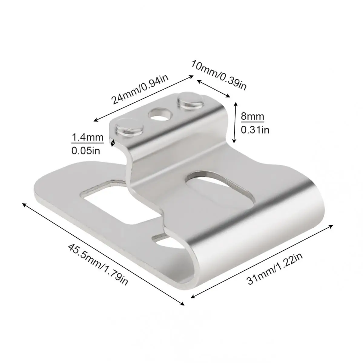 Imagem -02 - Broca Elétrica Belt Clip Substituição Ganchos Ferramentas Titular Fit para Milwaukee Brocas de Impacto Clips Pcs