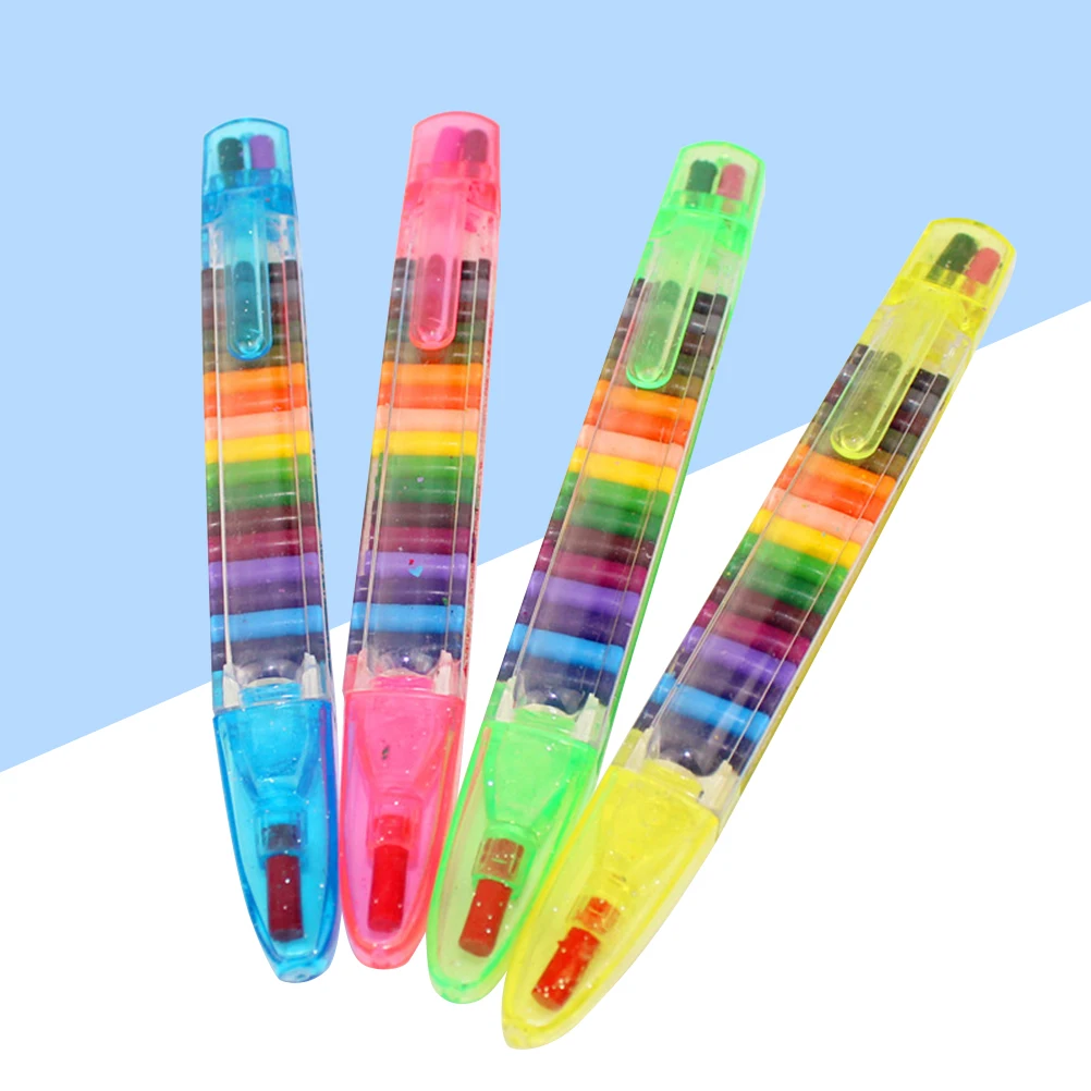 

Colorful Kids Crayon Set 20 Beautiful Colors Safe Wax Crayons Tools for Painting Drawing Craft Projects