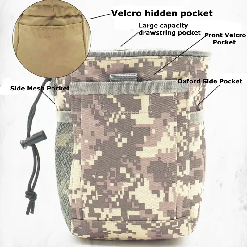 Hunting Rifle Pouch, Portable Molle Utility, Ammo Pouch, Tactical Gun Magazine, Dump Drop Reloader, Hot Sell Bag
