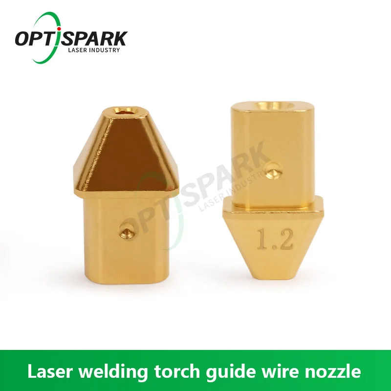 For Original Raytools Double Wire Guide Nozzle Cooper 1.2/1.6/2.0mm For Laser Handheld Welding Head Machine