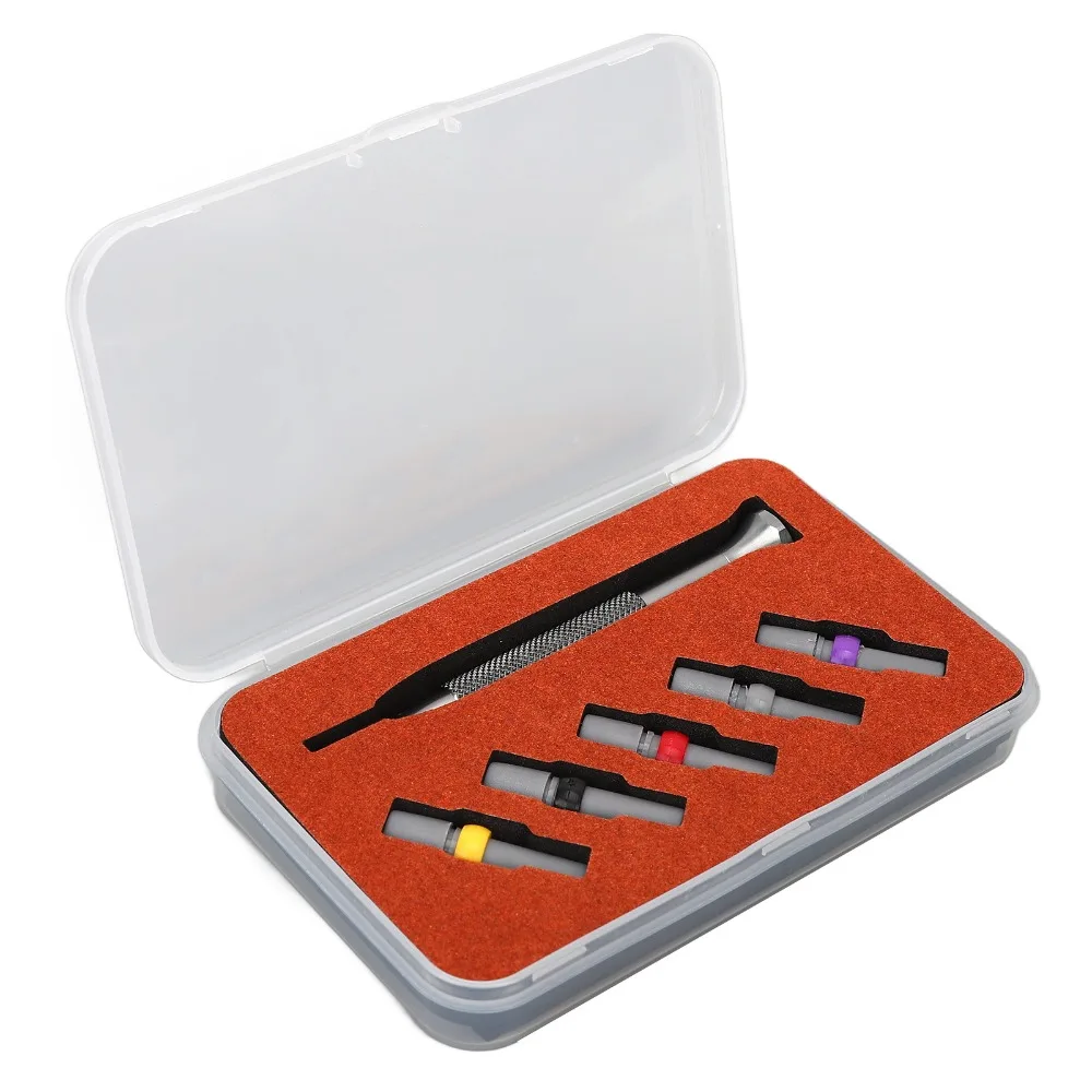 Steel Thick Handle Watch Screwdriver Set Multiple Sizes Silver Heavy Body Watch Repair Driver Watch Screw Turning Tool