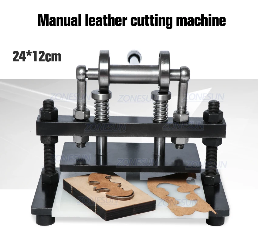 

SHIP FROM USA TO USA WITHOUT TAX ZONESUN 26x12cm Double Wheel Hand Leather Cuting Machine Photo Paper Leather Die Cuting Machine