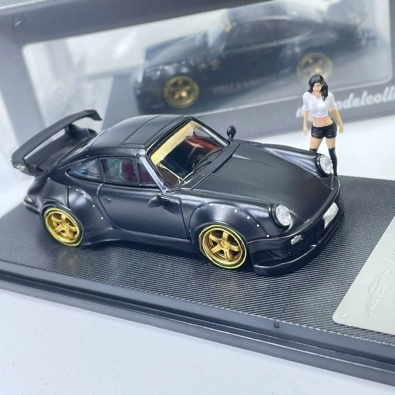 For MC Porsche RWB930 high wing dolls 1:64 alloy car model simulation ornament boys gift