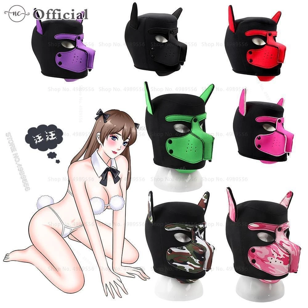 Sex Mask Masque Sexy Erotic Kit Shop Femdom Binding Sets for Sex Toy Bdsm Stockade Slaves Sadi Sm Adult Leash Gode Harness Slave