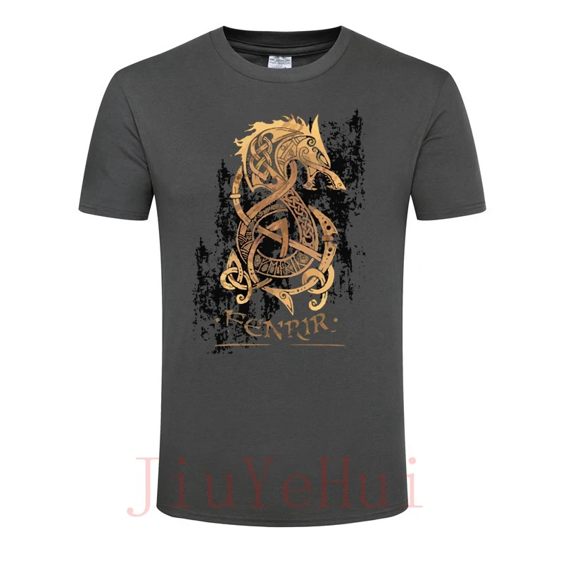 2024 Vikings Berserk T Shirt Resilient Men Short Sleeve TShirt The Monster Wolf of Norse Mythology Men's T Shirts XS-XXXL