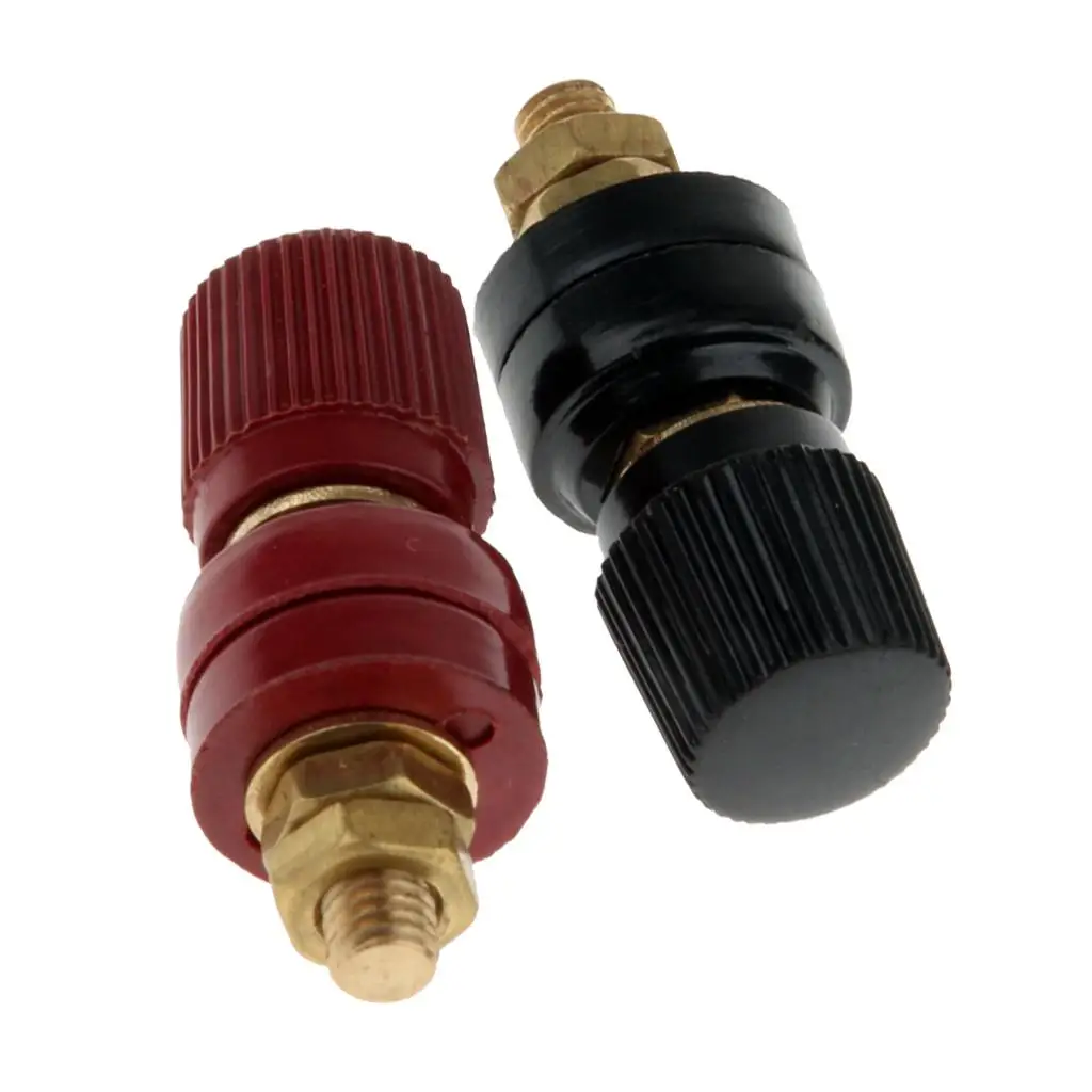 100A Binding Post Screw Thread Electric Insulation Terminal Bolt for Workshop Electrical Projects