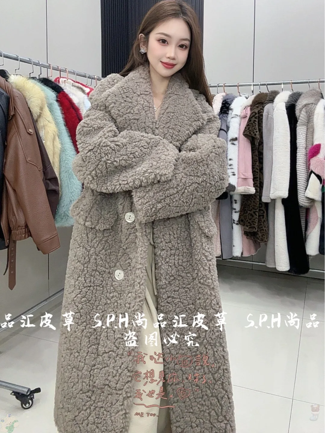 Damskie płaszcze ze sztucznego futra 2025, nowe, zimowe, długie, eleganckie, modne, ocieplane, kobiece, z długim rękawem, jednokolorowe, stylowe kurtki ze sztucznego futra.