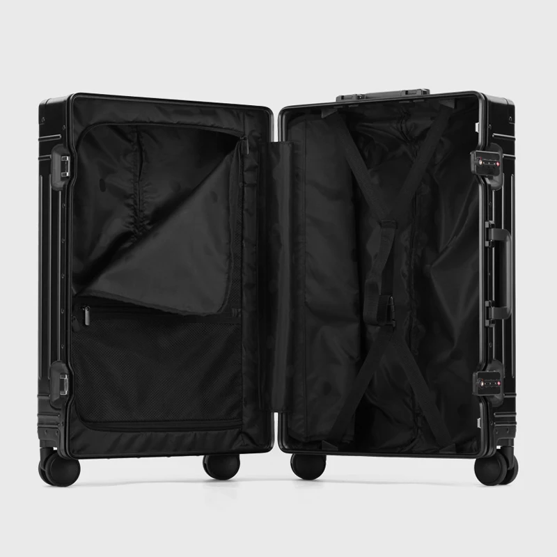 20/24/26/28 Inch Aluminum Suitcase Alloy Trolley Case 30 inch Large Capacity Rolling Luggage Travel Suitcase with Wheels