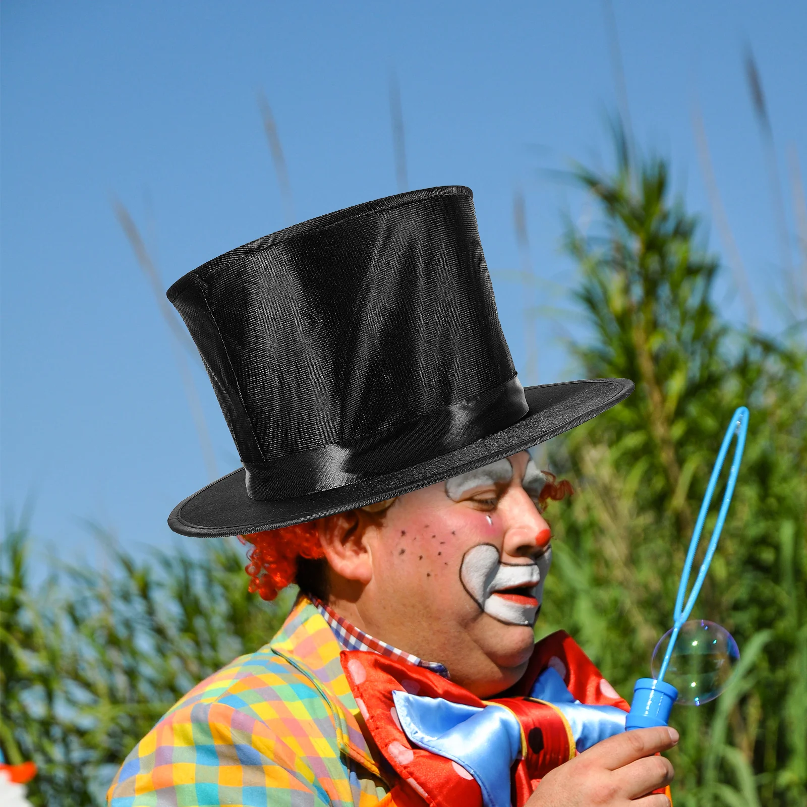 

Folding Halloween Props Stage Performance Caps Conjuring Party Hat Stage Performance Caps Trick Toy
