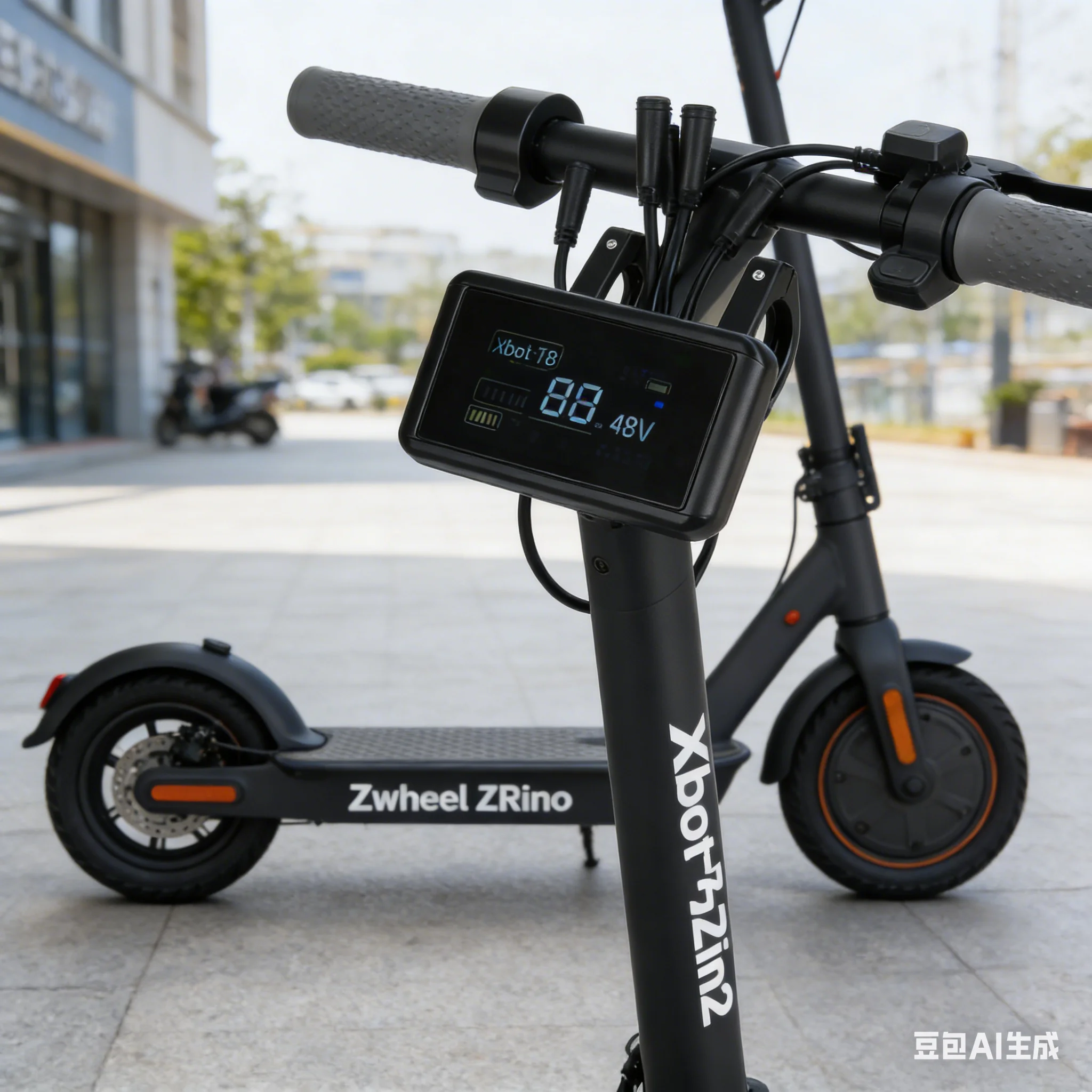 

1 Pc Scooter Digital Display XBOT-T8 48V Digital Display Screen For Zwheel ZRino 2022 Electric Scooter Meter Replace Accessories