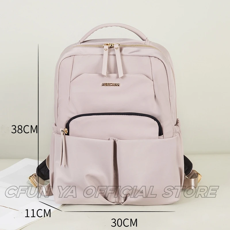 CFUN YA Luxury Designer Travel Backpack Women 14 Inch Computer Backpacks Business Bagpack Students Schoolbag Mochilas Para Mujer