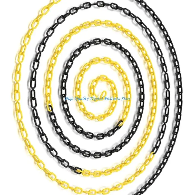 U2JE 20M Barrier Chain For Construction Site Vehicle Parks Security Zone Marking