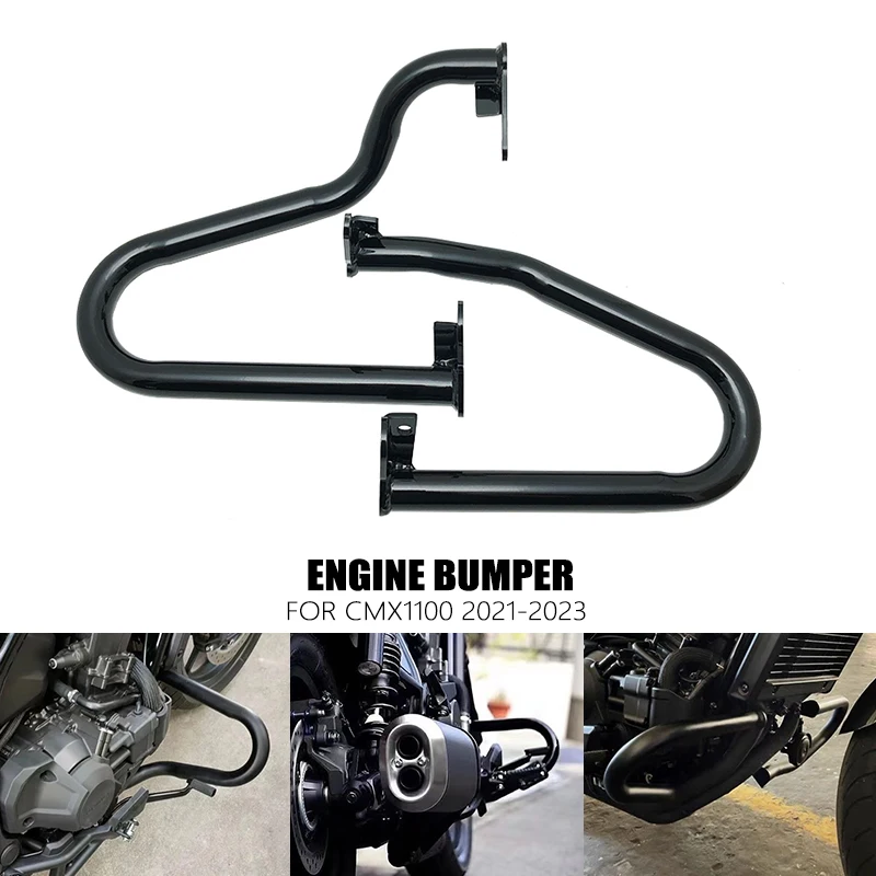 

Lower Engine Guard Crash Tank Bar Bumper Fairing Frame Protector Crash Bar For Honda CMX1100 2021-2023 Motorcycle Accessories