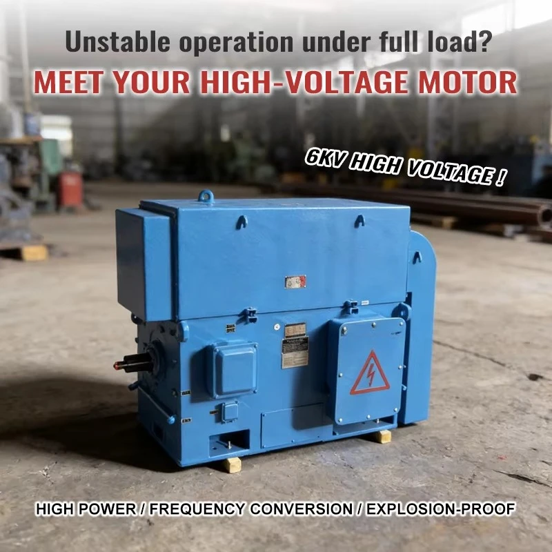High-Voltage  Motor 220kw 250kw 280kw 315kw Asynchronous Electric Motor 400 KW, 6kv 10 KV Industrial Electric Motors