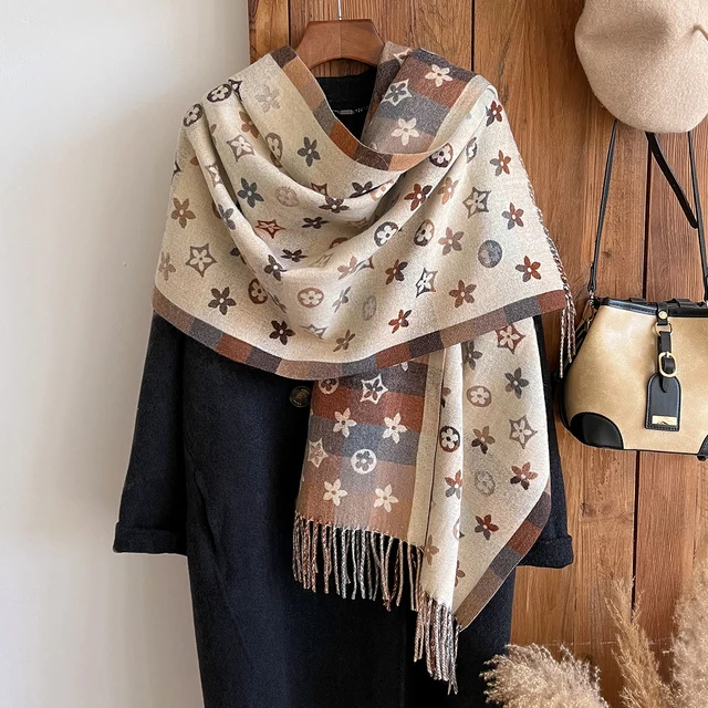New Brand National Style Cashmere Scarf Winter Women Pashmina Shawls Warm Blanket Wraps Female Foulard Bandana Thick Scarves New Brand National Style Cashmere Scarf Winter Women Pashmina Shawls Warm Blanket Wraps Female Foulard Bandana Thick Scarves