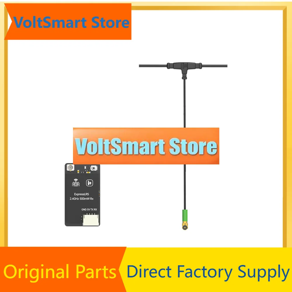 VoltSiFlight ELRS Receiver 2 4GHz 915MHz 500mW Single Antenna For FPV Drones