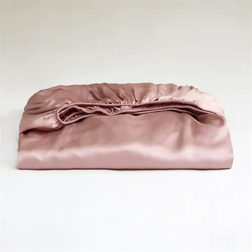 100% Mulberry Silk Fitted Bed Sheet with Elastic Bands 23 Momme Smooth Natural Silk Mattress Cover Single Double King Queen Bed - Image 11