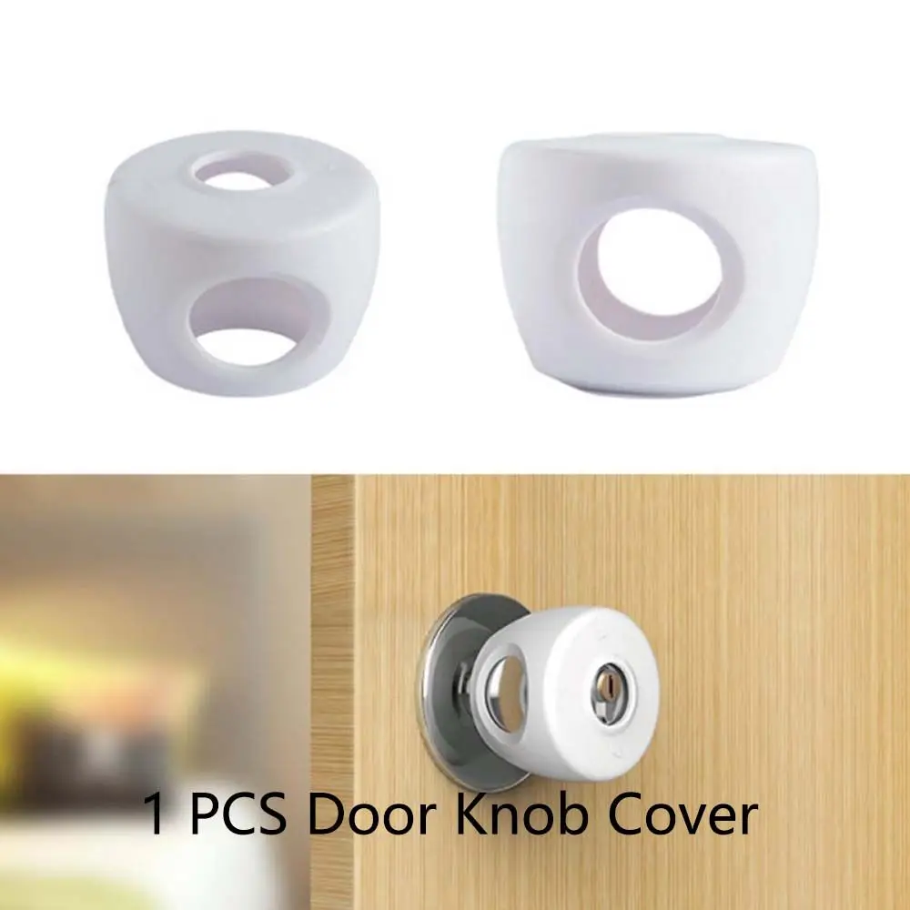 Care Anti-collision พลาสติกป้องกันเด็กทารกเด็กความปลอดภัยล็อคฝาครอบมือจับประตู KNOB COVER Home อุปกรณ์เสริม