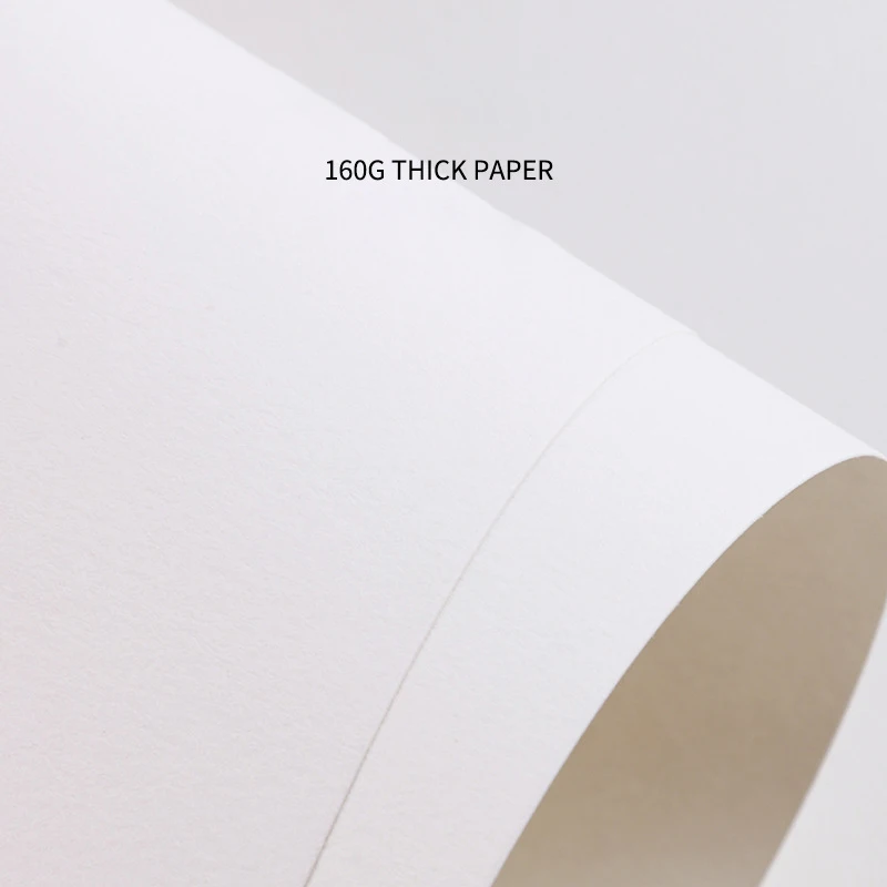 Papel de boceto a3/a4/a5, 30 hojas de libro de pintura, libro de plomo a color profesional, cuaderno de bocetos en espiral de 160g