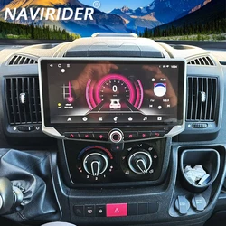 10.88inch Car Android Multimedia Screen For Fiat Ducato Peugeot Boxer Citroen Jumper 2006 -2022 CarPlay GPS Audio Tape Recorder