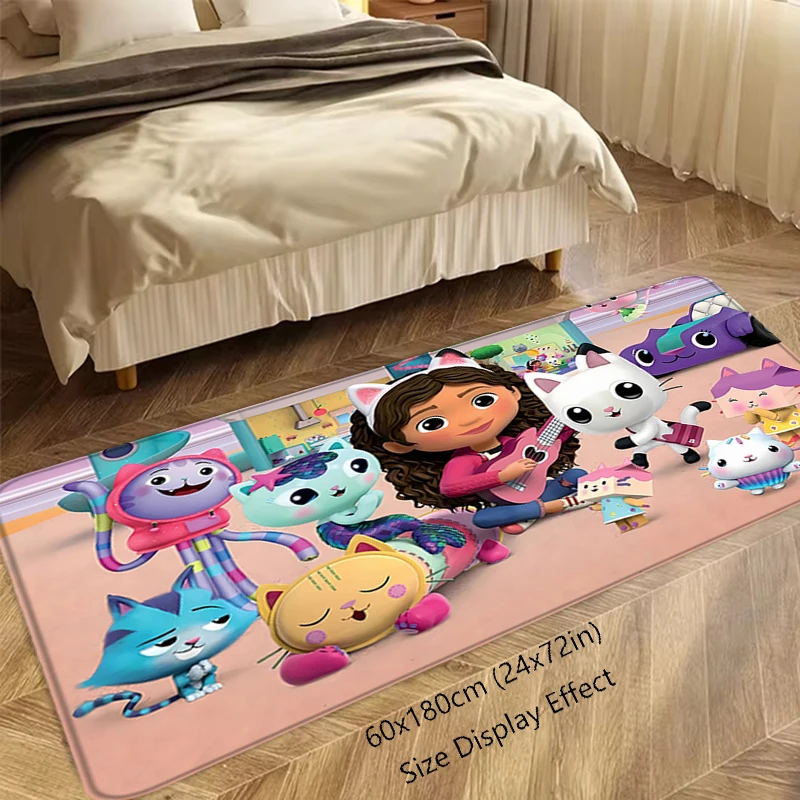 Door Mats Interior Foot Rug Gabbys Dollhouse Welcome Floor Mat for Entryway Soft Hallway Carpet Kitchen Rugs Fluffy Home Decor