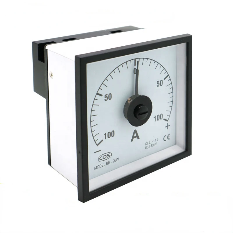 FOR BE-96W DC+-60mV+-100A wide angle marine panel analog  ammeter with output