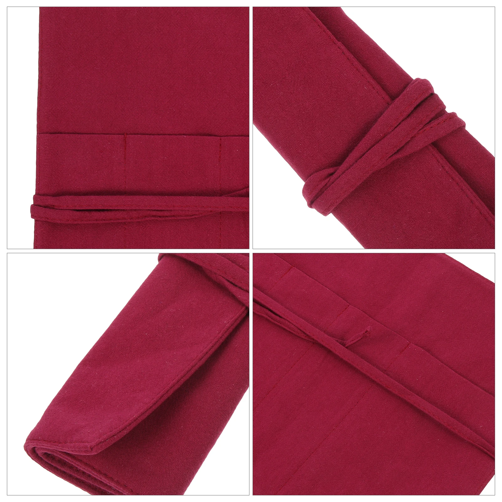 

Cutlery Storage Bag Utensil Case Camping Pouch Outdoor Box Carrying Flax Travel