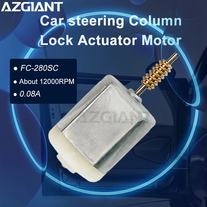AZGIANT for Subaru Impreza WRX GRB GVB STi  car  Steering Column Lock motor 12V metal repair carbon brush auto accessories