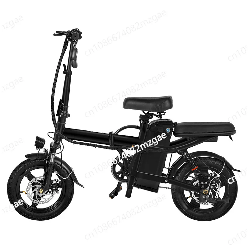 Two wheel folding electric vehicle, compact and lightweight, long-lasting lithium battery electric car