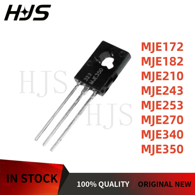 10Pcs/lot MJE270 MJE243 MJE172 MJE350 MJE182 MJE253 MJE210 MJE340 TO-126 Audio power transistor 100% New