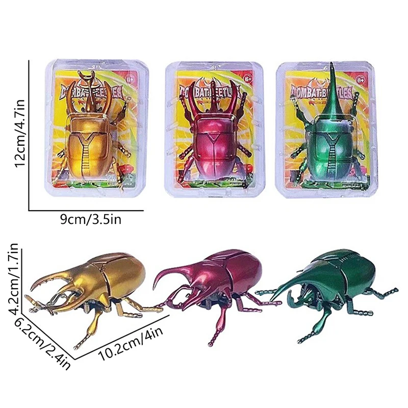 Funny Wind Up Insect Toys Simulation Walking Beetle Clockwork Toy Learning Educational Toys For Children Gifts