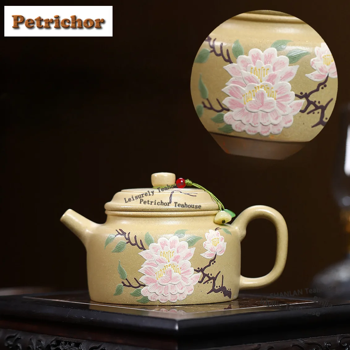 

240ml Classic Yixing Purple Clay Teapots Handmade De Zhong Pot Raw Ore Motoyama Green Mud Kettle Zisha Tea Set Tea Ceremony Gift