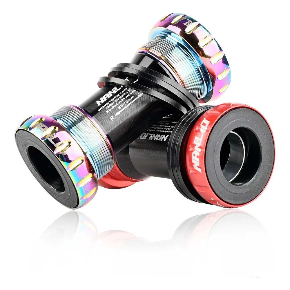 Bicycle Bottom Bracket Saled Ceramic Bearing BSA 68 73mm British Thread MTB Road Bike Axis For Shimano Sram IXF Prowheel Crank