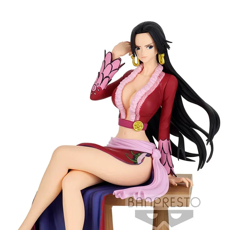 Bandai BANPRESTO figura de Anime Original de una pieza, Grandline Boa Hancock, figuras de acción, juguetes de regalo, adornos de modelos coleccionables