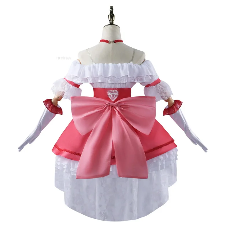 Ss13anime puella magi madoka magica traje ova halloween cosplay roupas femininas fantasia rosa lolita vestido terno escola unif